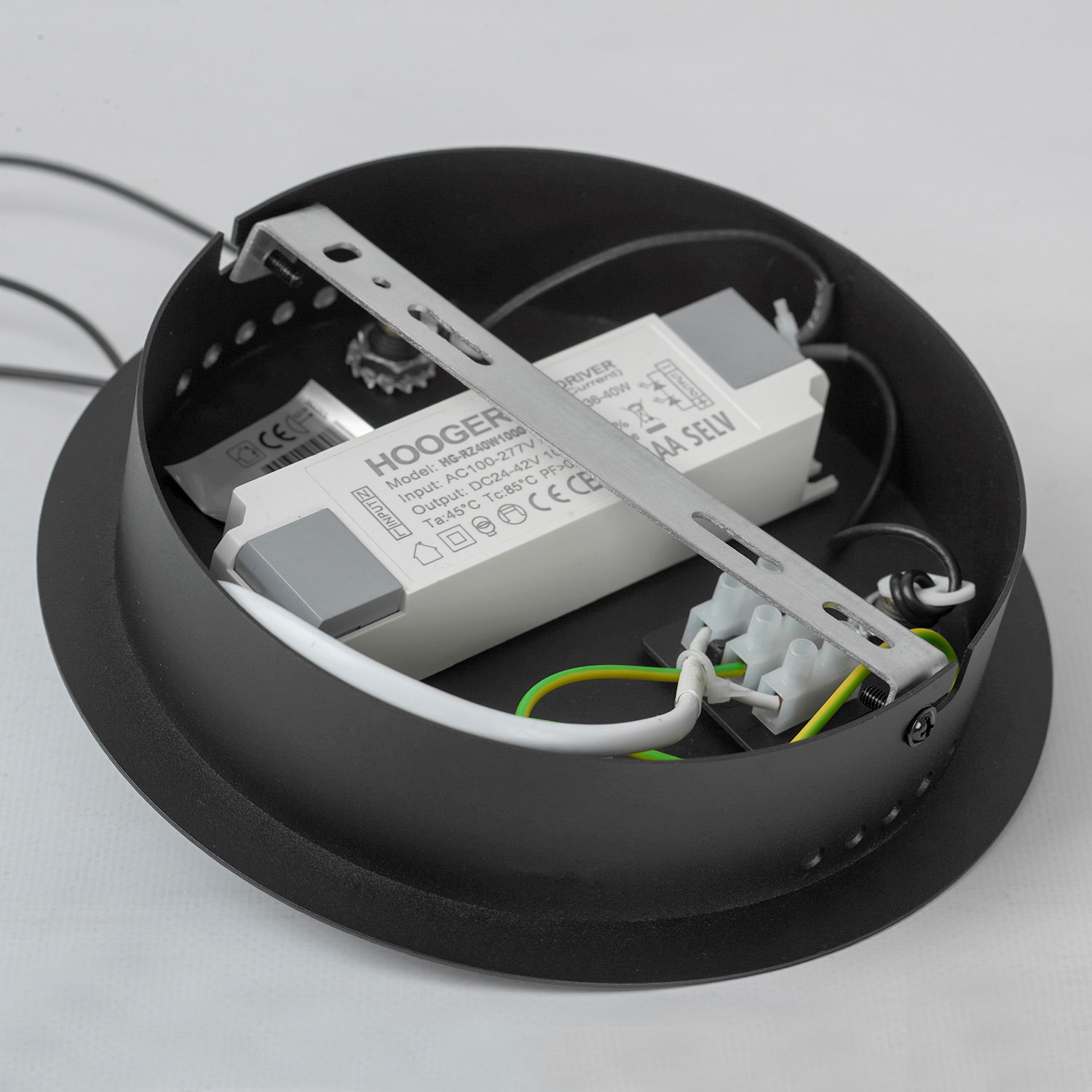 Подвесной светильник 65*50/120 см, 1*led*40W 4000K Lussole Lassen LSP-7257 серый/черный