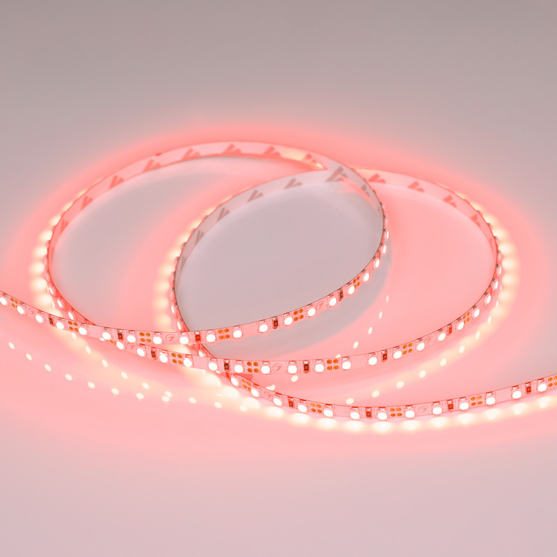 Лента RT-A120-5mm 12V Red (9.6 W/m, IP20, 2835, 5m) (Arlight, 9.6 Вт/м, IP20) 015001(2). Цена указана за 5 метров. Продается кратно 5 метрам.