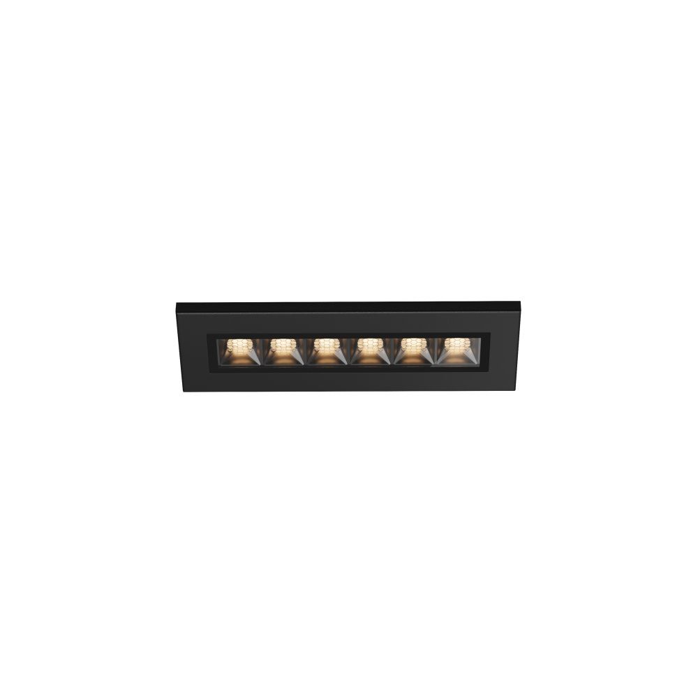 Встраиваемый светильник 18*5,2-5,7 см, LED*6W, 3000K, Maytoni Ghost O488DL-L6GF3K, Графит