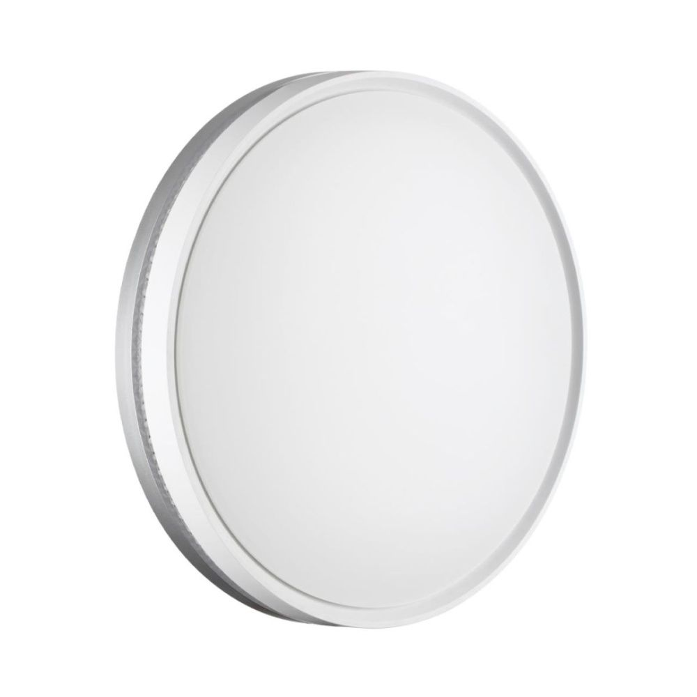 Настенно-потолочный светильник 50 см, 76W, 3000-6000K, Sonex Color Nohava Grey 7670/ELN, белый-серый