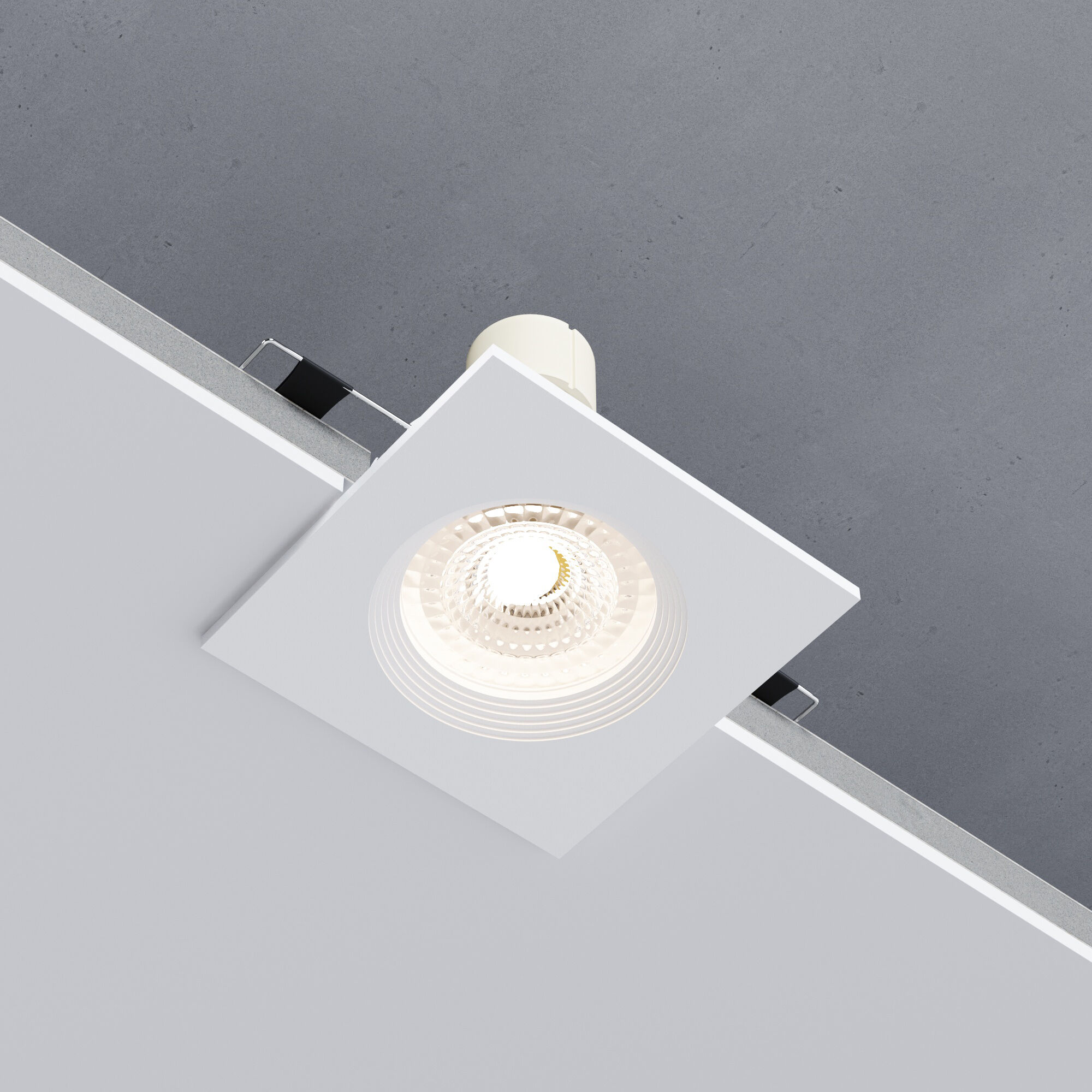 Светильник встраиваемый 8 см, Elektrostandard City GU10 25055/01, белый 