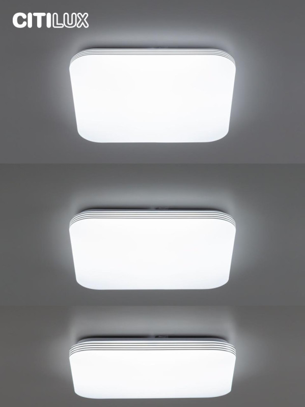Светильник 49 см, 68W с пультом RGB Citilux Симпла CL714K680G RGB