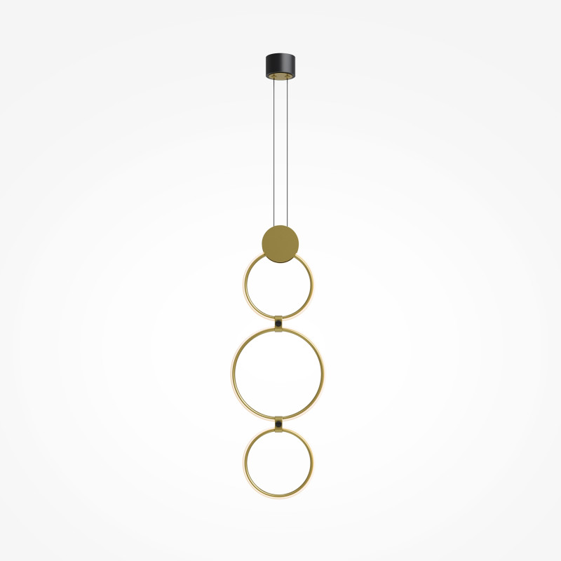 Подвесной светильник 26*8*376 см, LED, 3000К, Maytoni LINK MOD357PL-L20BS3K латунный