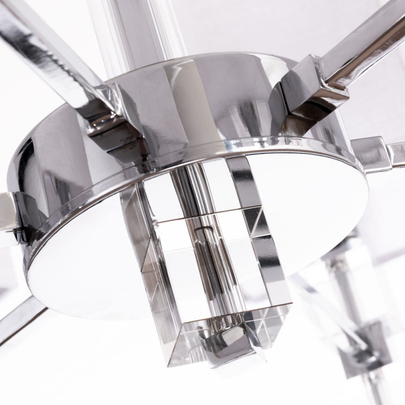 Подвесная люстра Arte Lamp North A5896LM-6CC хром, диаметр 65 см