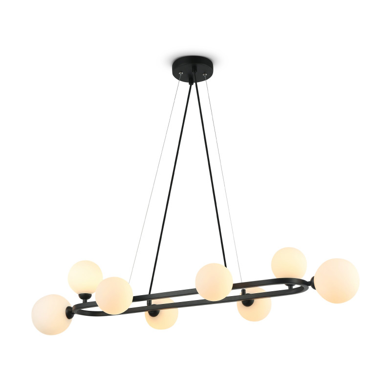Светильник 100 см, Freya FR5222PL-08B1, черный