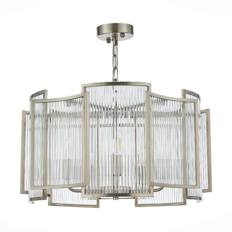 Люстра подвесная 58 см, 300W, ST LUCE COSENZA SL1234.103.05 Никель