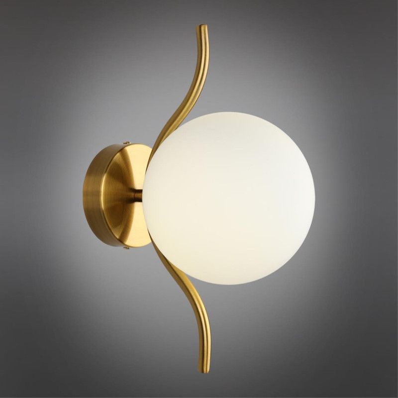 Бра 21*15*30 см, 1*G9, 5W, Aployt Jagna APL.312.11.01, латунный