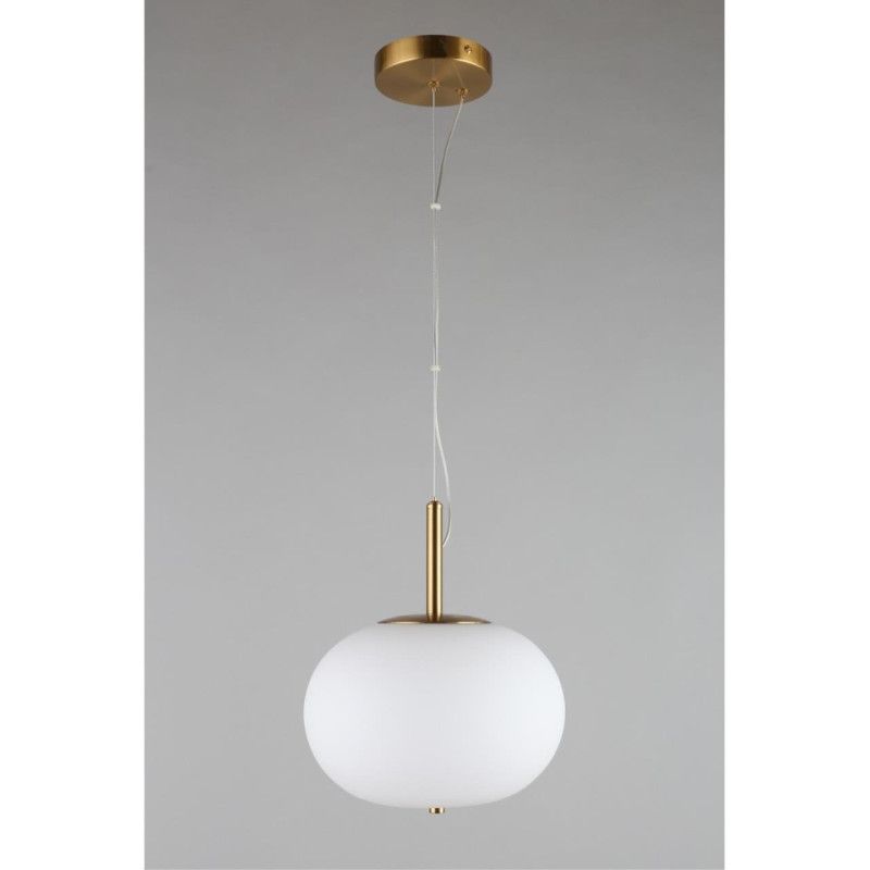 Подвесной светильник 24*40-150 см, 1*LED, 15W, 4000K, Aployt ADELI APL.646.06.15, латунный