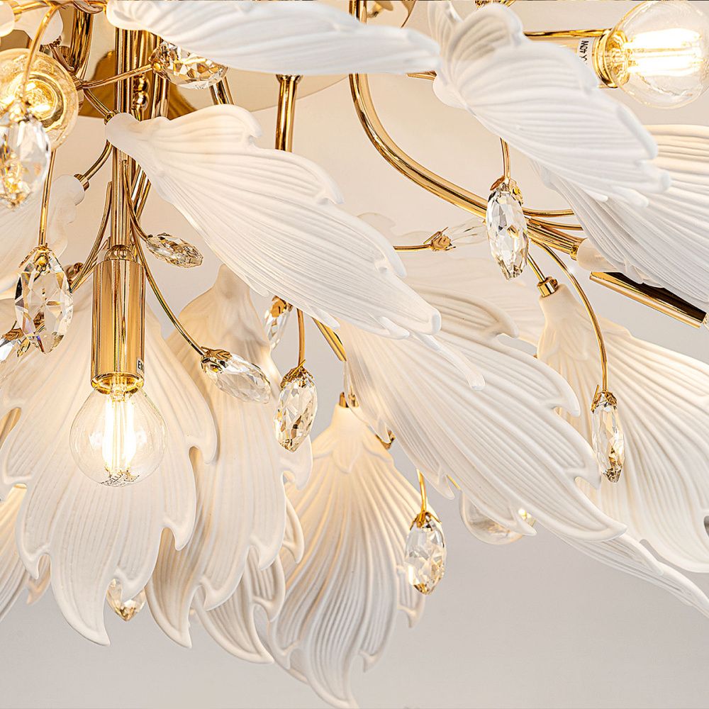 Люстра 85*35 см, 13*Е14*40W, Modelux  ML.6869.850 GD, Золото