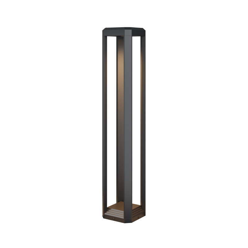 Ландшафтный светодиодный светильник 80 см Maytoni Royal Mile O019FL-L12GR3K, 13W LED, 3000K, серый