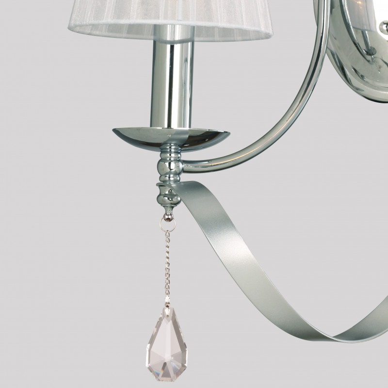 Бра Favourite Amabilis 2597-2W, D210*W380*H370, серебряный с хромом
