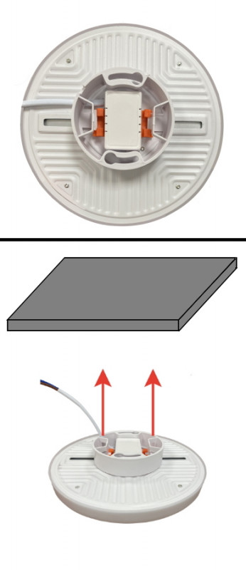 Переходник для CLT 500/501 73 см,  Crystal Lux CLT KIT 500/501, Белый