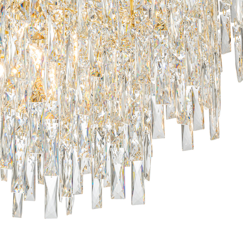 Люстра *80*134,5 см, 16*E14*40W, Indigo Crystal V000445, золотой, 12041/16P Gold