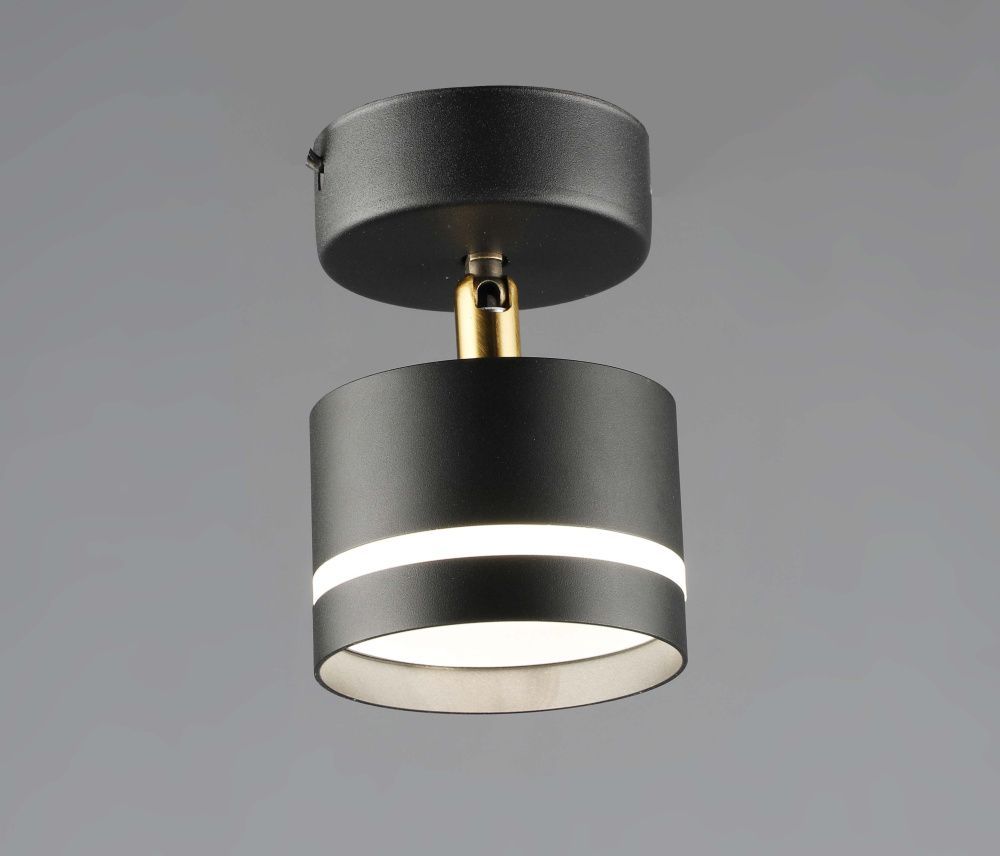 Люстра Ø85 x H120, мм, 1*15W, BK (Черный) Rilon 7015/1 BK