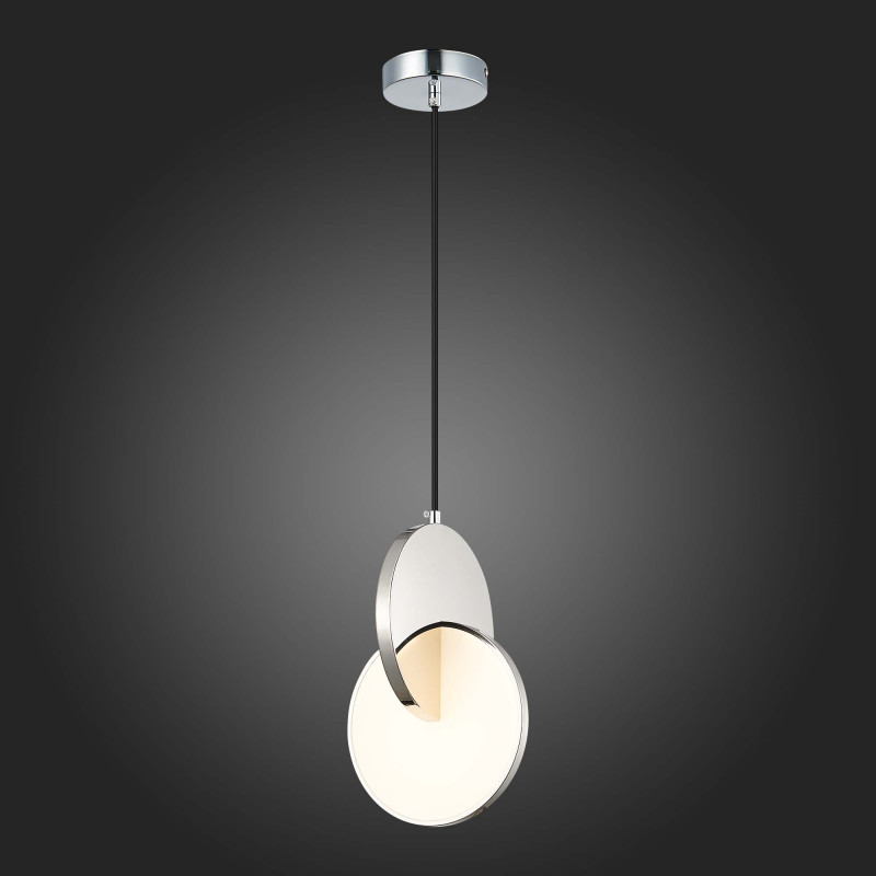 Светильник подвесной 18 см, 12W 3000K ST LUCE Eclisse SL6107.113.01 Хром