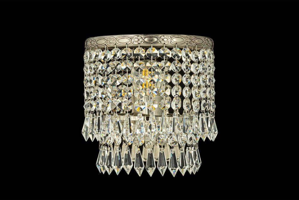 Бра *18*20 см, 1*E27*60W, Arti Lampadari Nonna Nickel Nonna E 2.10.501 N, Матовый никель