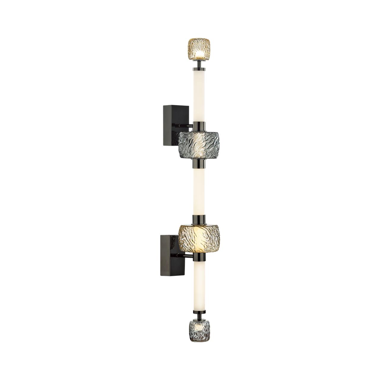 Бра 19,5*13*95 см, 1 LED*34W, 3000 К, Odeon Light Kliff, черный 5427/34WL