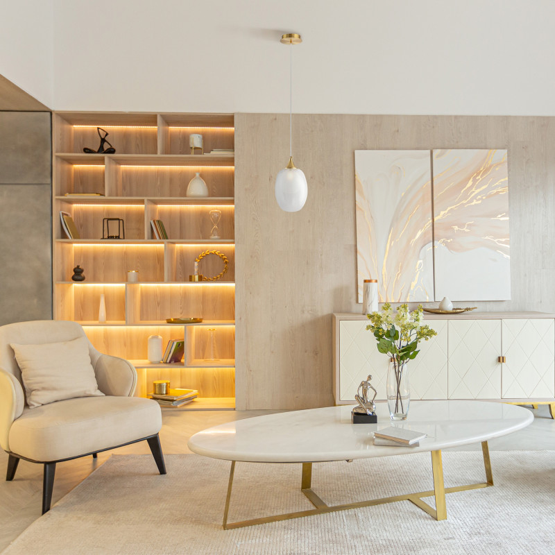 Светильник 19 см, Maytoni Aura MOD016PL-01BS, латунь