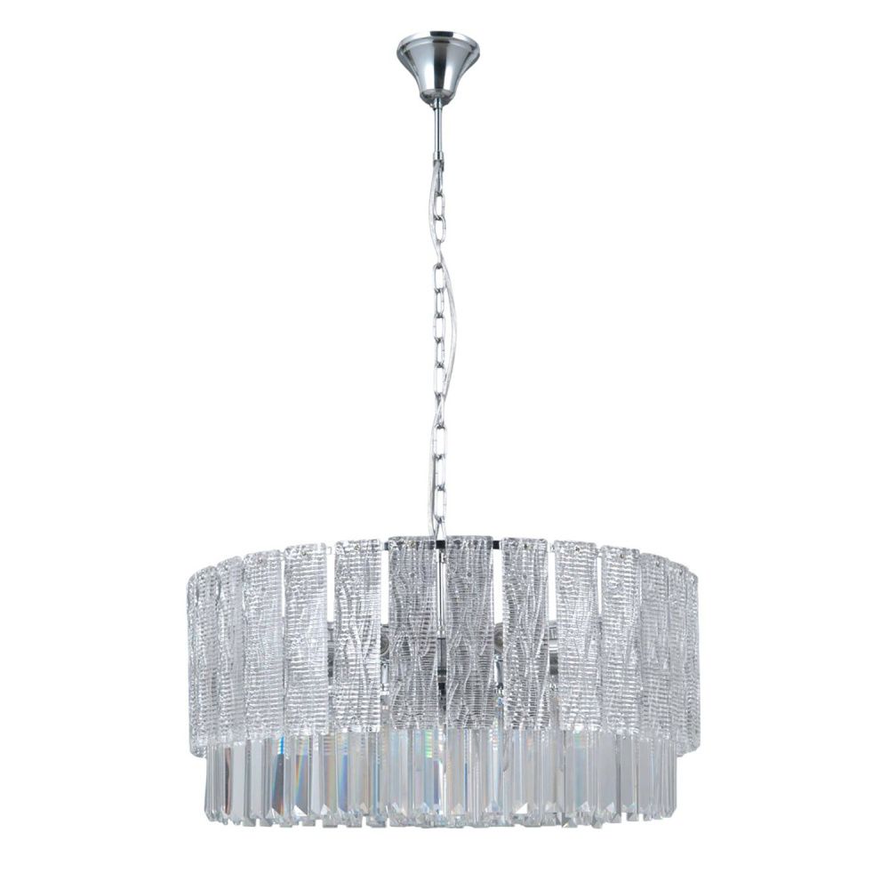 Люстра 62*62*80 см, 12*E14 Gerhort G21156/12CR CL, Хром