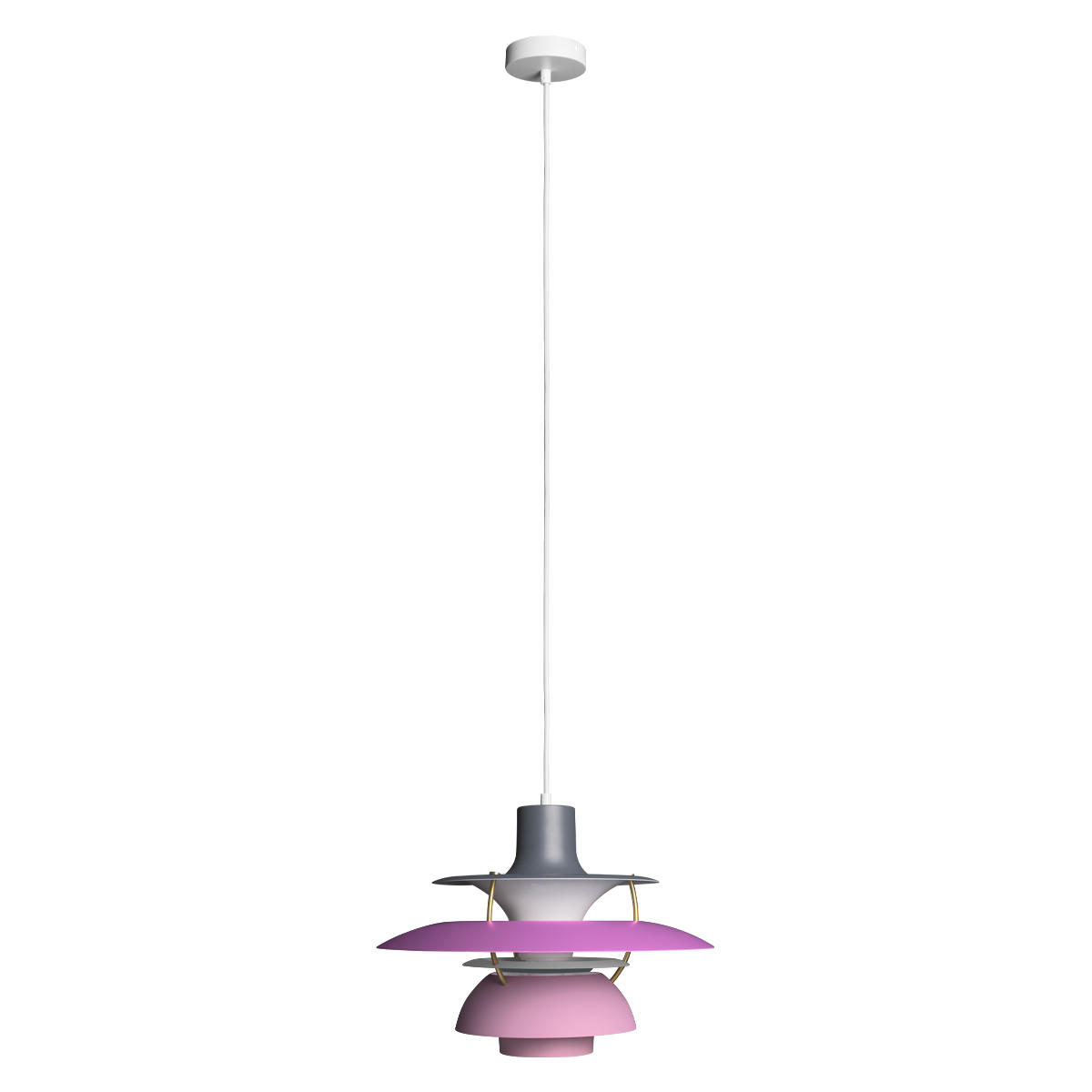 Подвесной светильник 40*38 см, 1*E27*40W  LOFT IT Floret 10113 Pink розовый