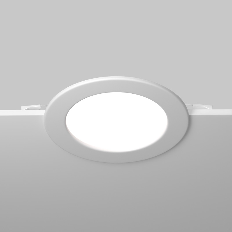 Встраиваемый светильник 22*3,2 см, LED*18W Stockton DL017-6-L18W3-4-6K Maytoni Downlight, Белый