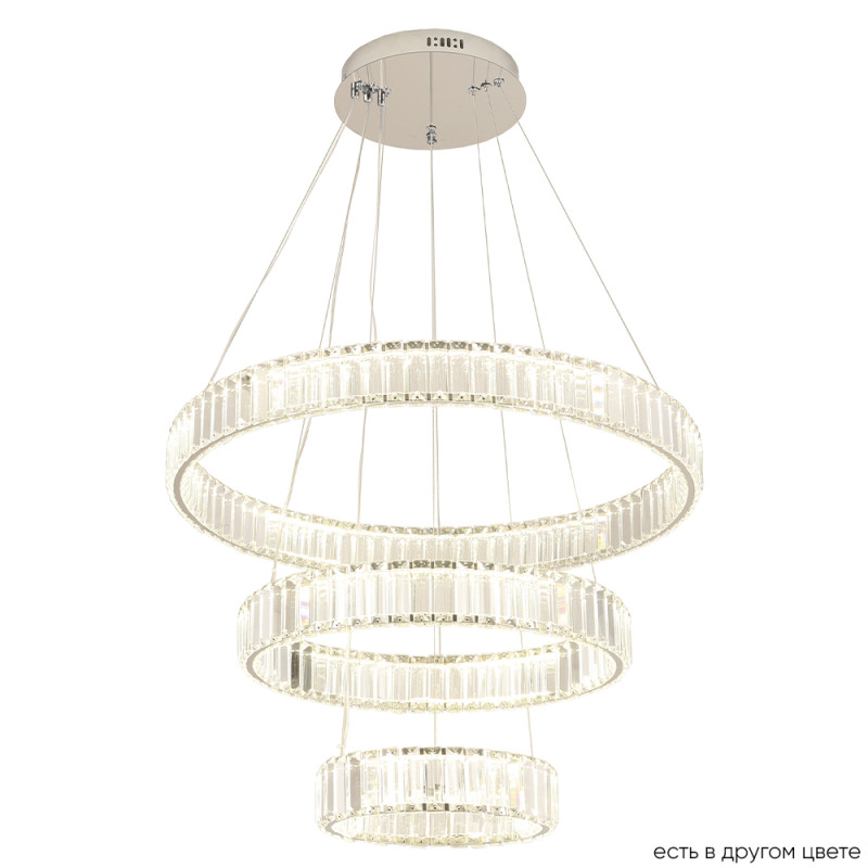 Светильник 70 см, 150W, 4000K, Crystal Lux MUSIKA SP150W LED CHROME, хром