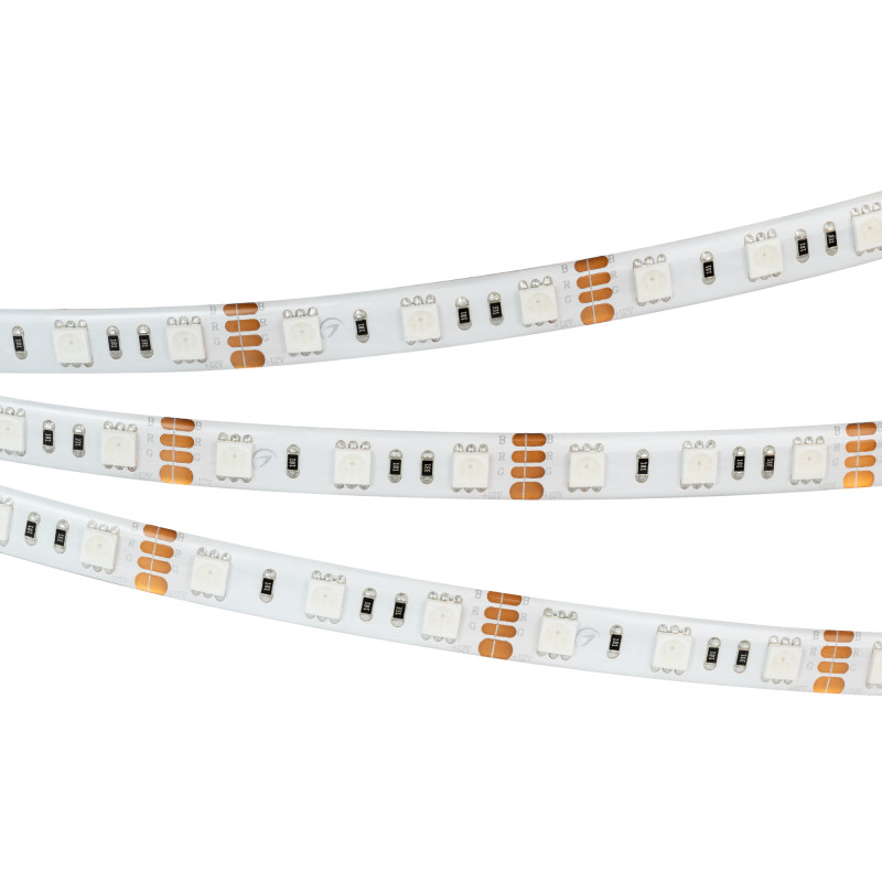 Лента герметичная RTW-SE-B60-10mm 12V RGB (14.4 W/m, IP65, 5060, 5m), Arlight 014618(2). Цена указана за 5 метров. Продается кратно 5 метрам.