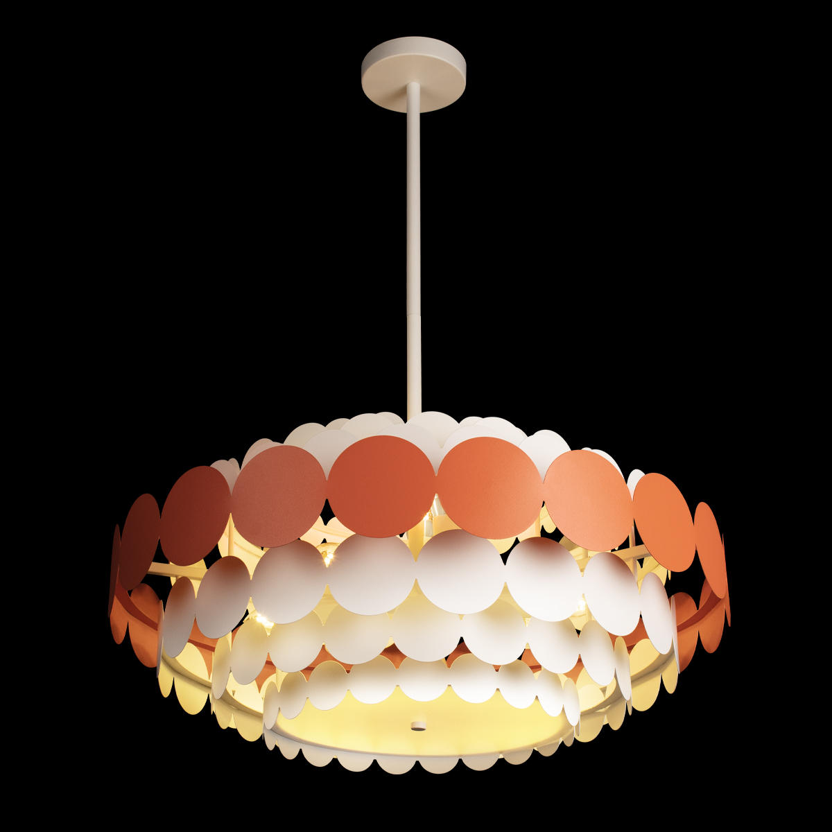 Подвесной светильник 62*28 см, 9*E14*40W LOFT IT Juicy 10310/S Red красный, белый