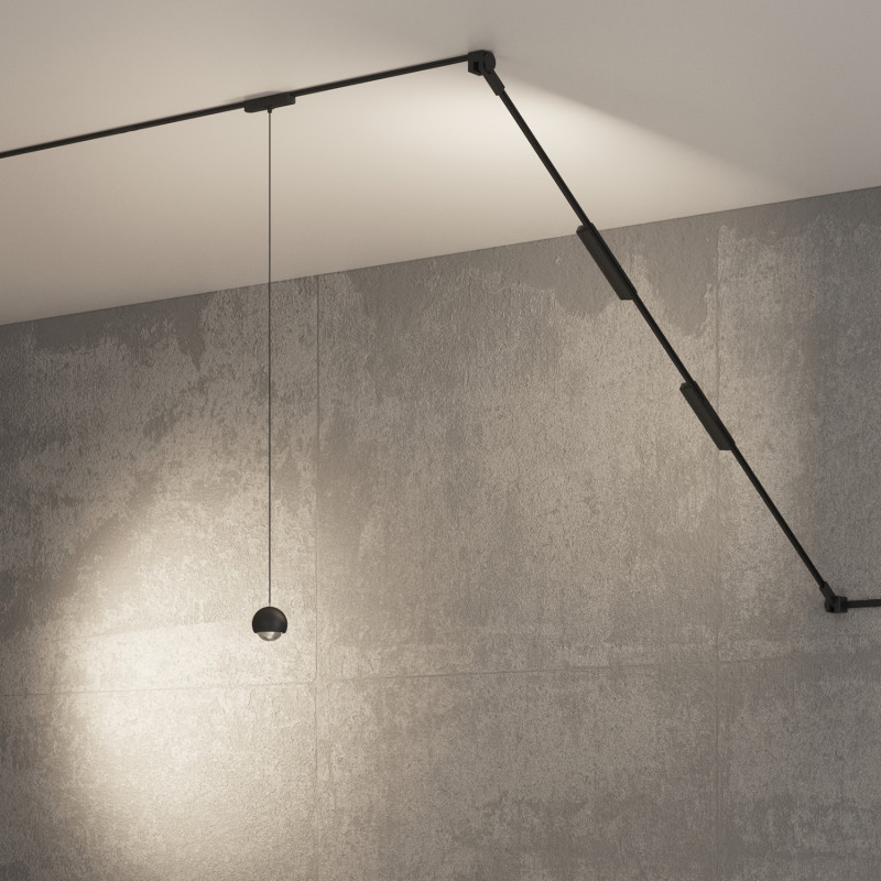 Светильник на шине 8*140 см, LED * 5W, 4000K, Denkirs Air Hang DK5346-BK, черный