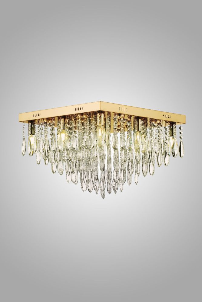 Люстра, RD-217K - 12 - D500x500/H370 12х3W + 12х40W E14 Alva Donna