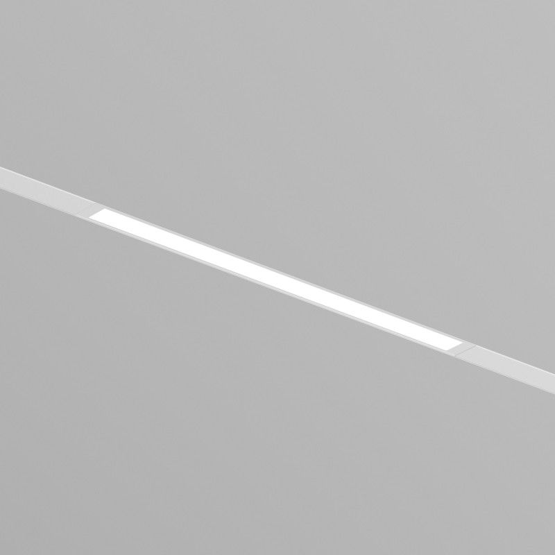 Светильник на шине 40,6*2,5*4,1- см, *LED*18W, 2700-6000K, Denkirs SMART LINEAR DK8004-CONN-WH, белый алюминий