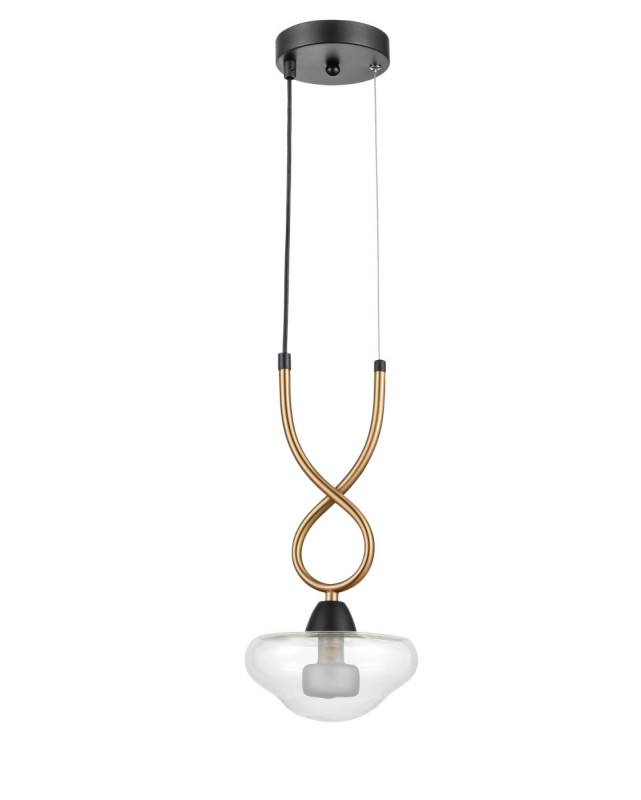 Подвесной светильник  17*158 см, 1*G9 черный, золото Vele Luce Janice VL5444P01