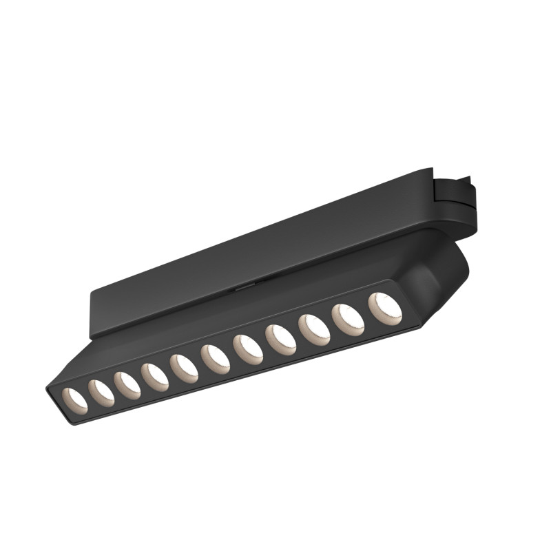 Светильник на шине 23*2,6*6 см, LED * 12W, 3000-6500К, Denkirs Air Grill DK5368-BK, черный