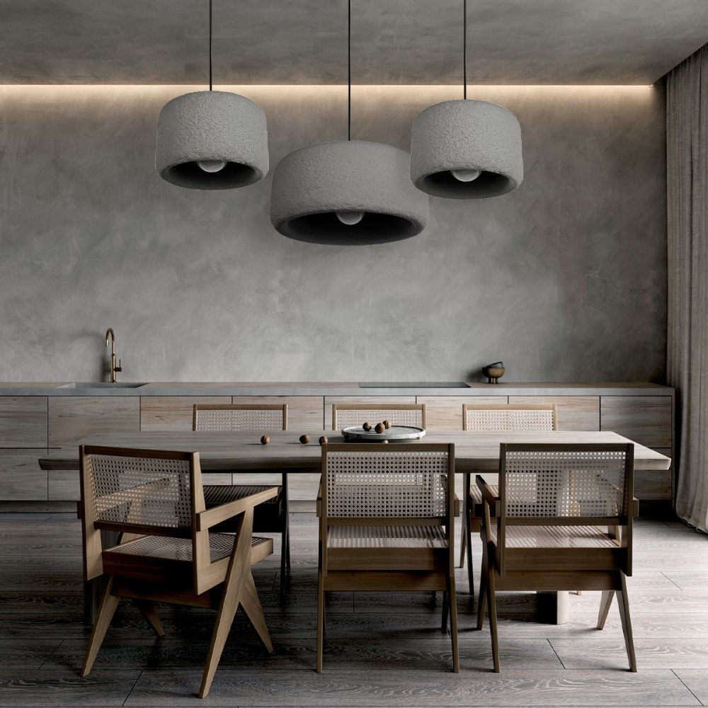 Подвесной светильник *30*20 см, 1*E27*40W, Loft It Stone 10252/300 Grey, Черный