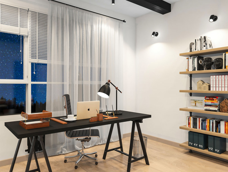 Настольная лампа Arte Lamp A2054LT-1BK BRACCIO, черный