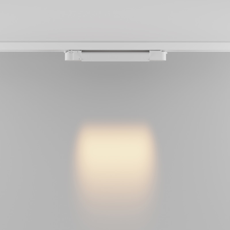 Трековый трехфазный светильник 38 см, 10W, 2700K, Maytoni Points TR195-3-10W2.7K-M-W, белый