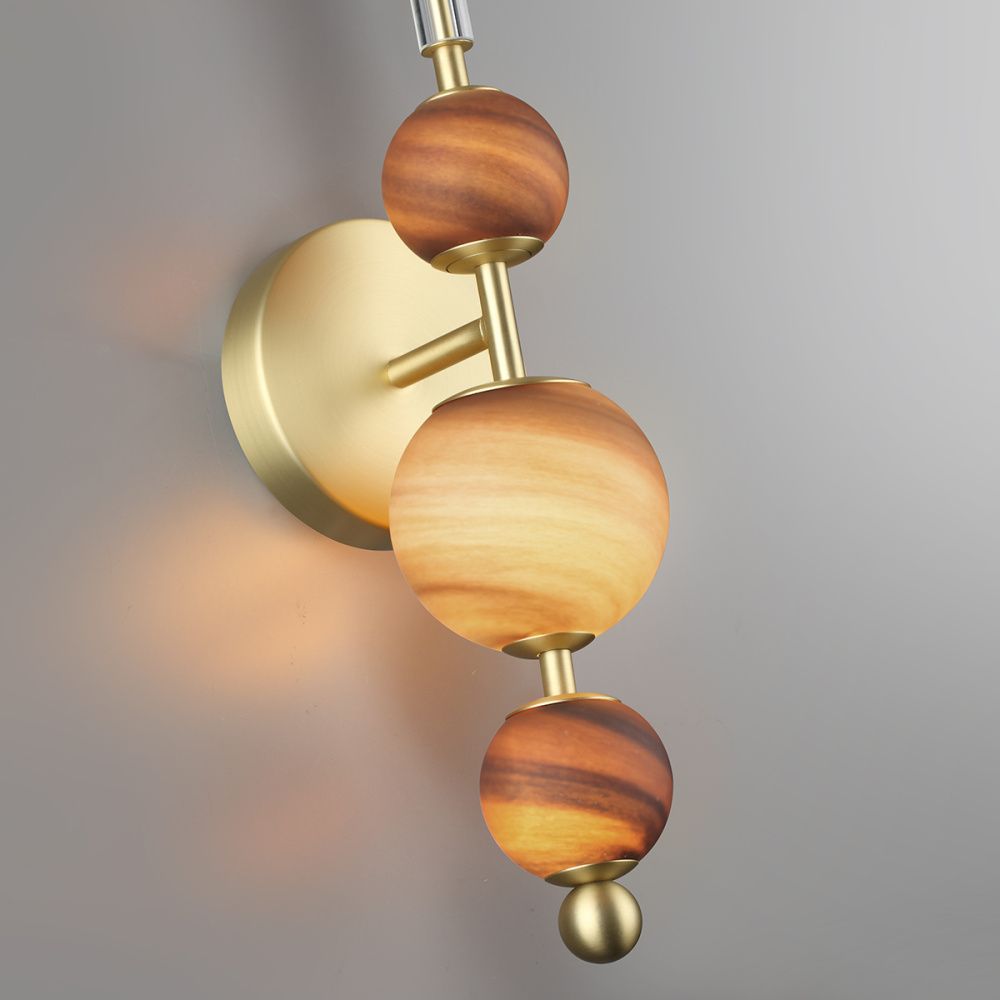 Светильник 63 см, 5W, 2500K, Odeon Light 5457/5WL, латунь