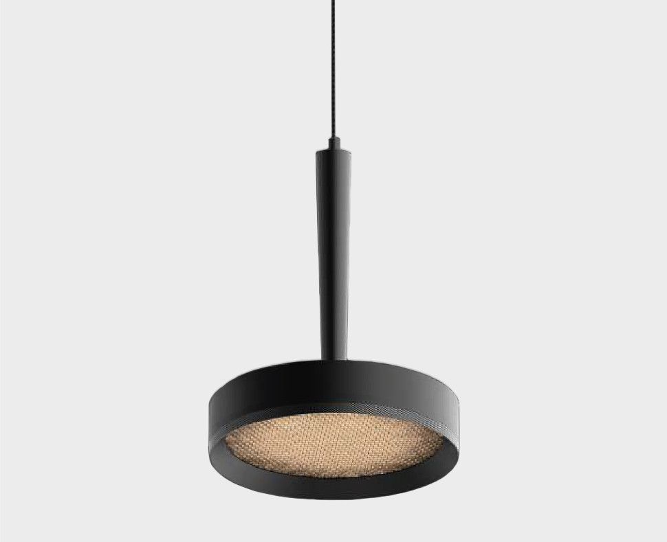 Подвесной светильник (без основания) 13 см, 10W, 3000K, Italline IT02-025 black 3000K, черный