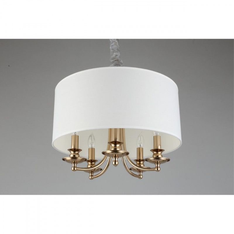 Подвесная люстра 50*65-140 см, 5*E14, 40W, Aployt Berze APL.721.06.05, золотой