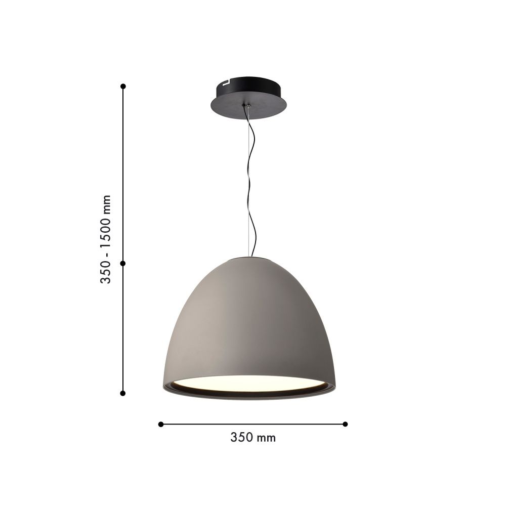 Подвес *35*35-150 см, 1*LED*30W, 3000K, Favourite Halva 4813-3P, черный
