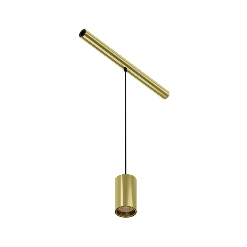 Светильник Focus Led для штанговой системы освещения Axity 3000-6000К 3Вт 36°, 20*3,5-87,3 см, LED*3W, Maytoni C105PL-3W3-6K-BS, Латунь