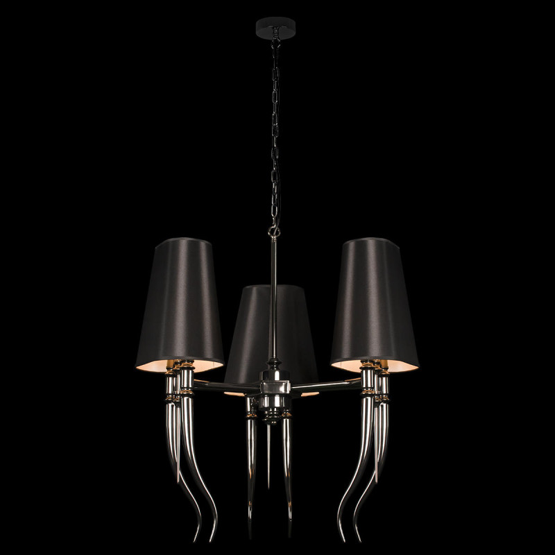 Подвесной светильник 28*73 см, 6*E14*40W черный Loft It Brunilde 10207/6 Black