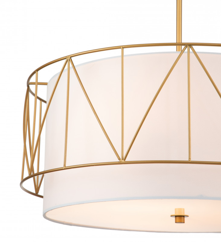 Подвесной светильник 520*520*570/1370 мм, 3*E27 золото Indigo Charme V000274, 13016/3P Gold
