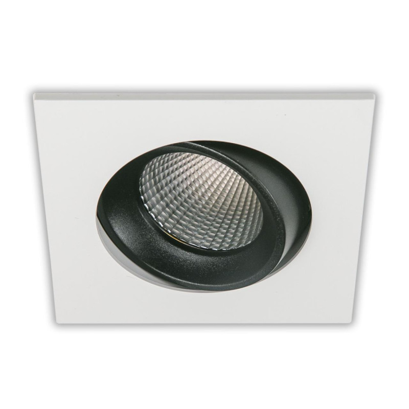 Встраиваемый светильник 9 см, 7W, 3500К, Citilux Альфа CLD001KNW4, белый-черный
