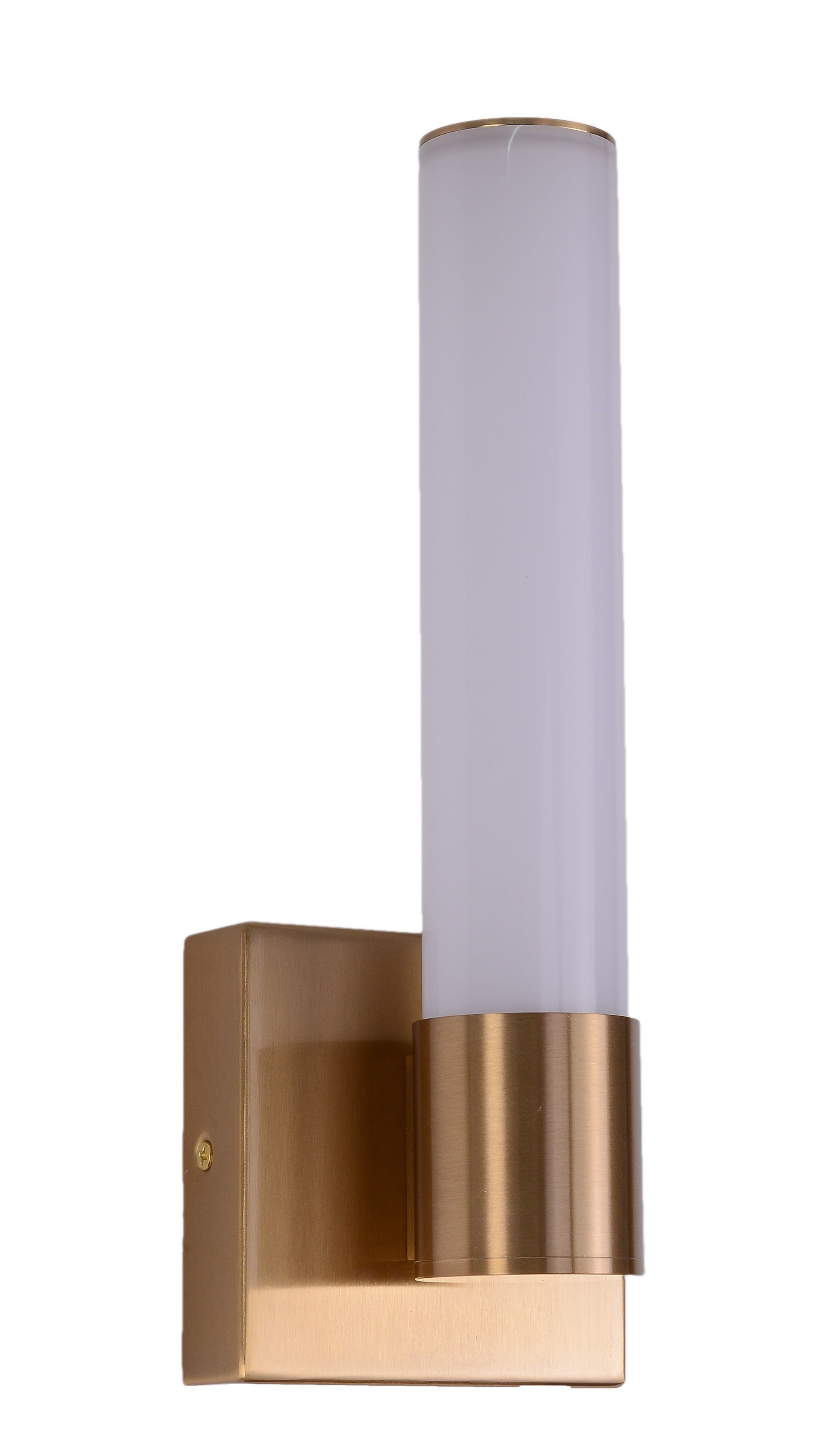 Настенный светильник 9*30*11 см, LED 6W 4000K латунь Zortes Tube ZRS.17004.6