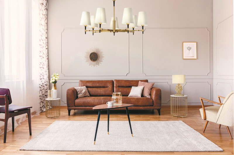 Подвесная люстра Maytoni Zaragoza H001CL-07BS, латунь, диаметр 88см