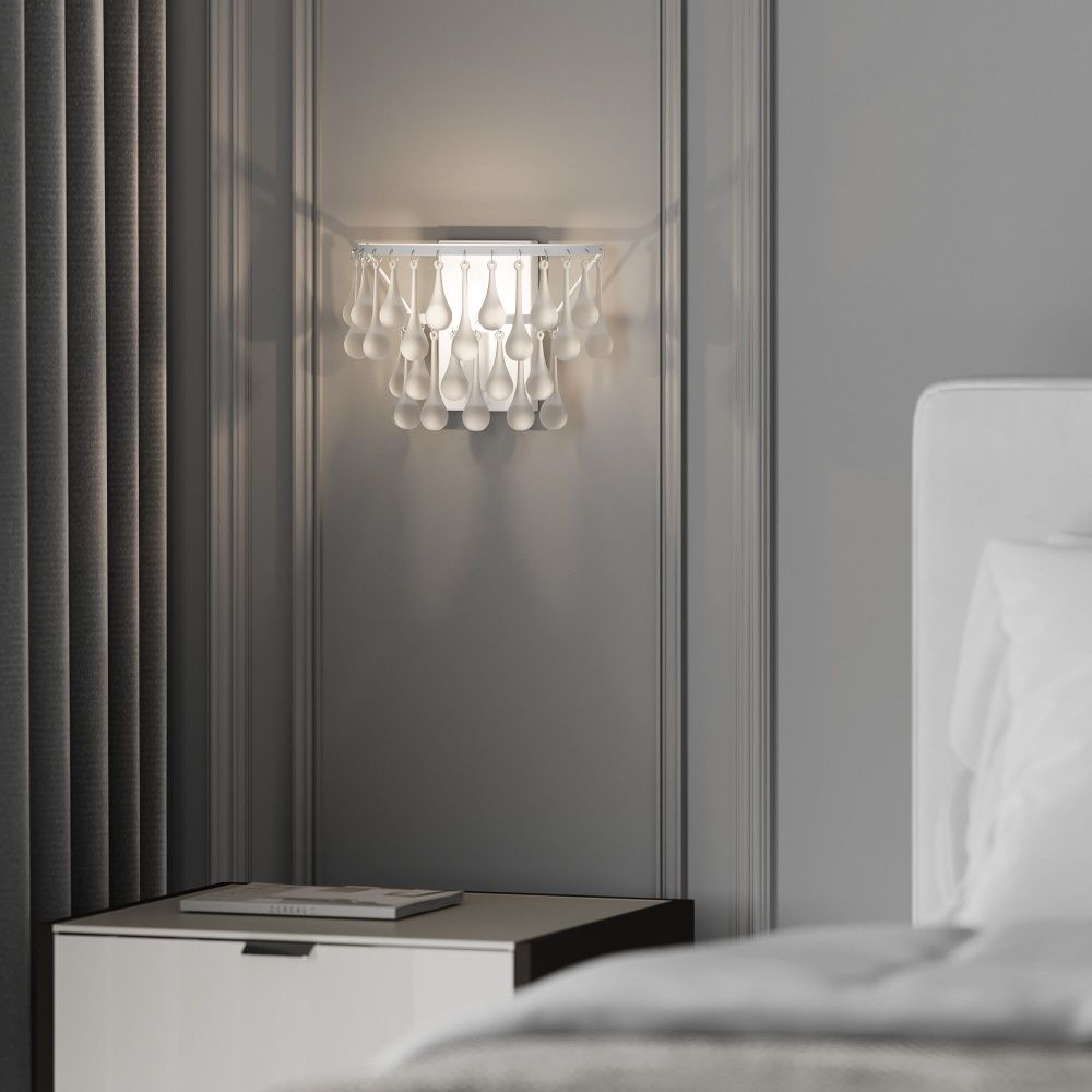 Бра 25,5*15*17 см, 1*E14*60W, Bogate's Gutta 476/1, белый, a068862