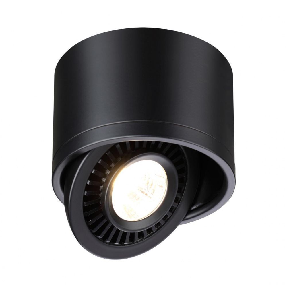 Светильник 9 см, 9W, 4000K, Novotech Gesso 358812, черный
