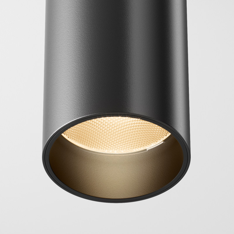 Накладной светильник 5,2*5,2*12,5 см,  LED, 12W, 3000К, Maytoni Technical FOCUS LED C056CL-L12B2.7K-W-B черный