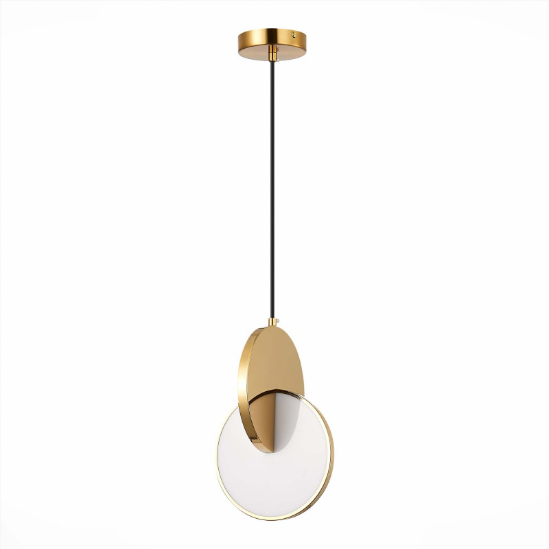 Светильник подвесной 18 см, 12W 3000K ST LUCE Eclisse SL6107.213.01 Золотистый